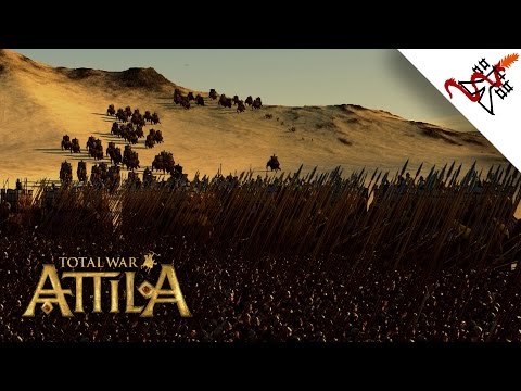 Total War: Attila - 2200 War Elephants vs 2500 Pikemen | MASSIVE Battle