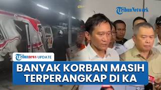 Menhub Datangi Lokasi Kecelakaan KA Tengah Malam, Sebut Masih Banyak Korban yang Terperangkap