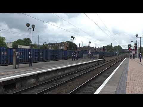 66076 with Binliner wagons. York. 28.5.19