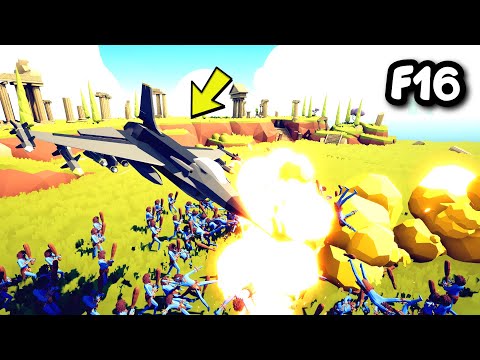 F16 Vs EVERY UNITS + MOD UNITS | TABS - Totally Accurate Battle Simulator