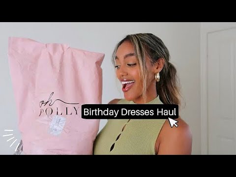🔥BIRTHDAY DRESSES try on haul | OH POLLY HAUL