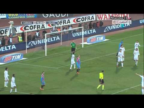 [HD] Highlights Catania 0-2 AC Milan - 29/01/2011