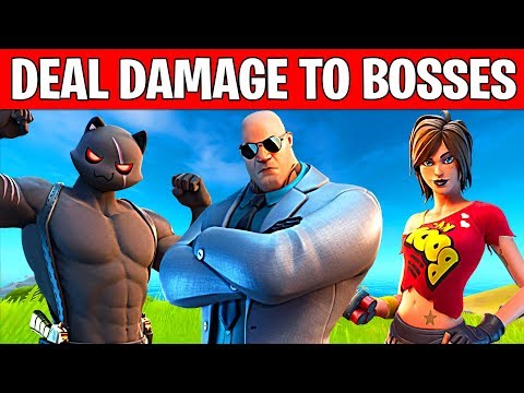 DEAL DAMAGE TO BOSSES - ALL 5 BOSS LOCATIONS TNTINA'S TRIAL WEEK 3 CHALLENGES FORTNITE
