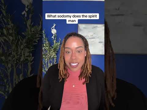 What sodomy does to the spirit of a man#spiritualwarfare