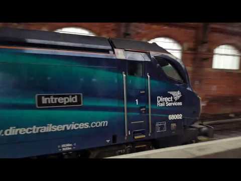 68002 'Intrepid' passing Darlington working the 6C89 Mountsorrel sdgs to Carlisle.NY