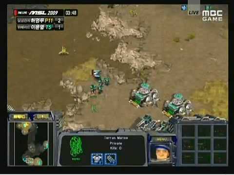 Starcraft MSL 2009: R8 JangBi vs Nada Set 4