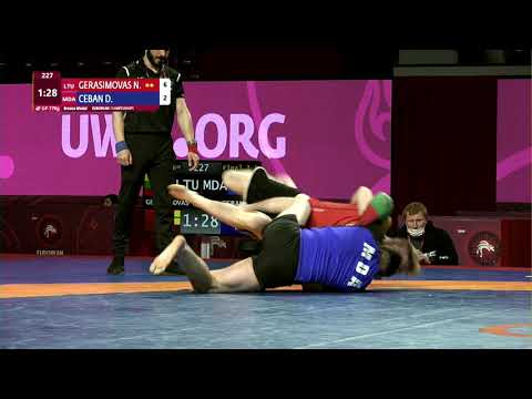 BRONZE Men's GP No-Gi - 77 kg: N. GERASIMOVAS (LTU) v. D. CEBAN (MDA)