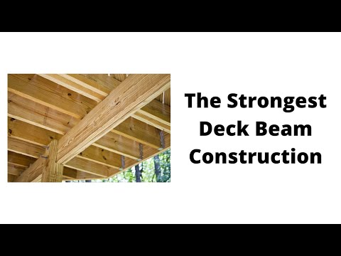 How to Build The Strongest Beam for a Deck(Episode 3)