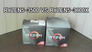 RYZEN5-3500をRYZEN5-3600Xと交換してみた