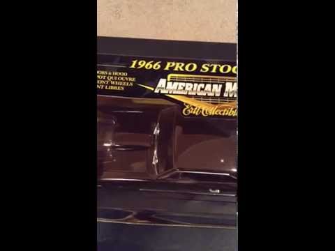 Thumbnail for Ertl 1/18 scale 1966 Pro Stock Nova chrome Chase car. by Car, Truck