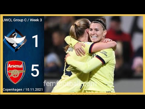 [1-5] | 10.11.2021 | Koge vs Arsenal Women | UWCL 2021-22 | Group C Week 3