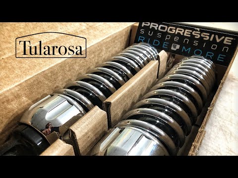 Progressive 444 Shocks Install and Test On Indian Scout