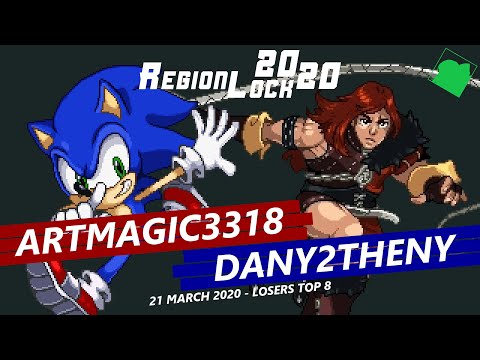 Artmagic3318 (Sonic, Mario) vs dany2theny (Simon) - Losers Top 8 - RegionLock 2020