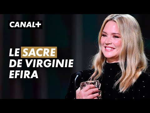 Virginie Efira reçoit le César de la meilleure actrice - CANAL+