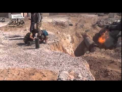 تفجير خط الغاز العربي المغذي لمعامل النظام من قبل لواء شهداء القريتين في ريف حمص الشرقي