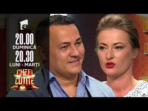 Chefi la cuțite | Sorina Gabor și Florin Gabor Gherman, super preparate: Le-am adus savarine