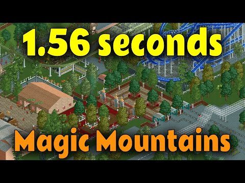 Beating Six Flags Magic Mountains in 1.56 seconds - OpenRCT2 speedrun