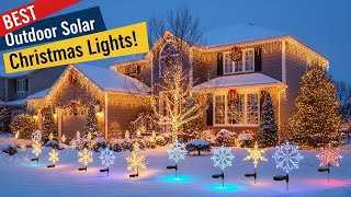6 Best Outdoor Solar Christmas Lights 2026 | Best Bright & Durable Options