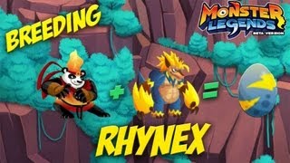 Monster Legends - How To Get Rhynex + Combat