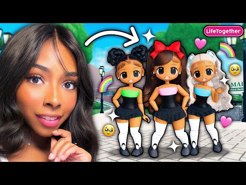 Wir haben uns als Powerpuff Girls in Life Together undercover ⭐ (Roblox Snapchat) verkleidet