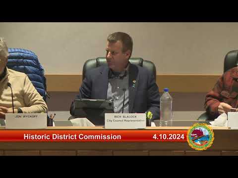 4.10.2024 Historic District Commission Work Session