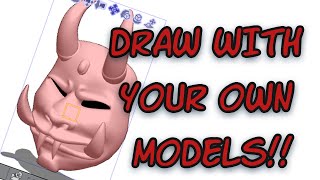 How to use your own 3D Models in Clip Studio Paint! | QUICK VID