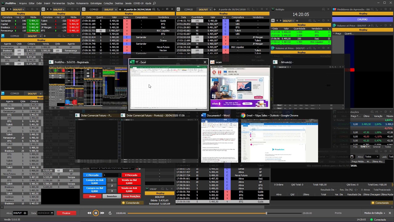 Como Exportar Times And Trades para o Excel  – Histórico de Negócios – Profit