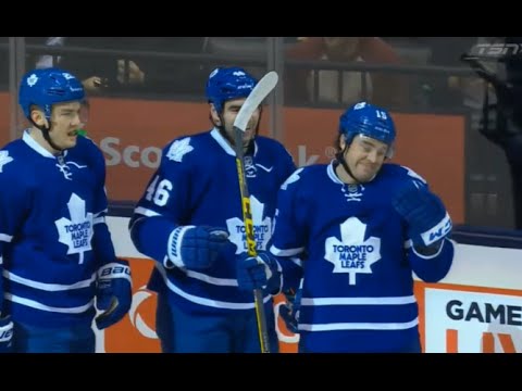 Parenteau Scores From Outside the Blue Line on Schneider