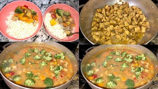 Cooking this healthy Meal for the Family | How to Cook white chicken veggie sauce