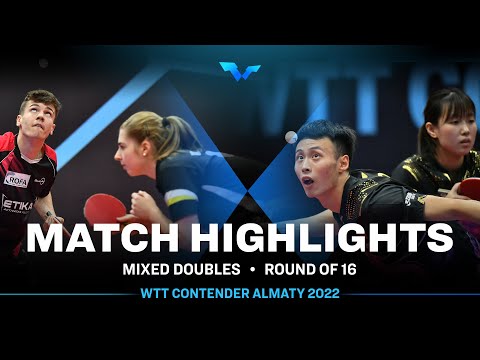 Felix Wetzel/Vivien Scholz vs Xu Haidong/Wu Yangchen | XD | WTT Contender Almaty 2022 (R16)