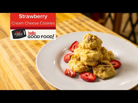 Strawberry Cream Cheese Cookies