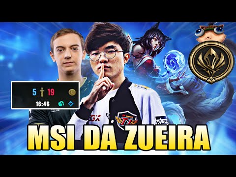 VIRADA IMPOSSÍVEL da T1 e JOGO mais RÁPIDO da HISTÓRIA - MSI DA ZUEIRA