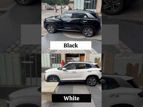 creta 2025 black or white 🔥which is your choice?