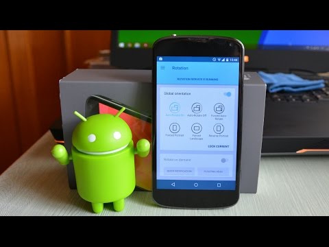 Rotation // Configura totalmente la rotación de la pantalla