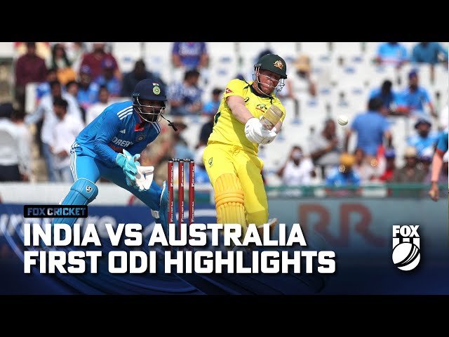 India v Australia – 1st ODI Full Match Highlights I 22/09/23 I Fox Cricket