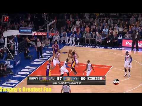 NIck Young full highlights vs new york knicks (Dunk Over Tyson Chandler) 26.01.2014