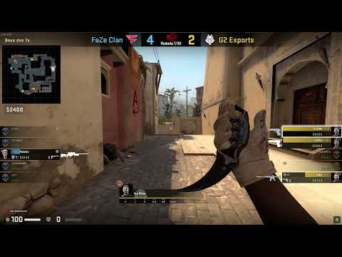 Pov csgo demo huNter (22/15) G2 vs Faze - Mirage (PGL Major Stockholm 30/10/2021)