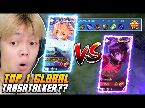 KingJasro VS Arrogant Top Global Dyrroth (So Toxic!!) - Mobile Legends