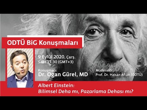 , title : '“Albert Einstein: Bilimsel Deha mı, Pazarlama Dehası mı?” Webinarı'