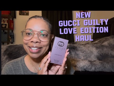 New Gucci Guilty Love Edition Perfume Haul & Unboxing.