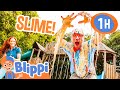 Blippi S Science Slime Challenge 1 Hour Of Blippi Episodes For Kids
