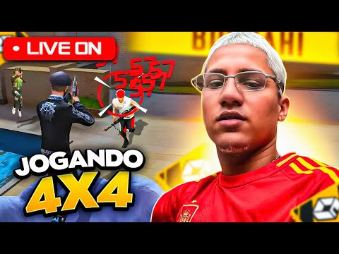 🔥  021 RICHARD  🔥  -  JOGANDO 4v4 FREE FIRE