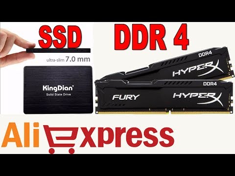 ОЗУ Kingston HyperX Fury DDR4 и SSD ДИСК с АЛИЭКСПРЕСС / БЮДЖЕТНЫЙ АПГРЕЙД КОМПА 💻