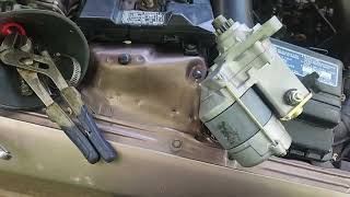 How to install STARTER 1991 Honda Civic Lx. sedan 1.5