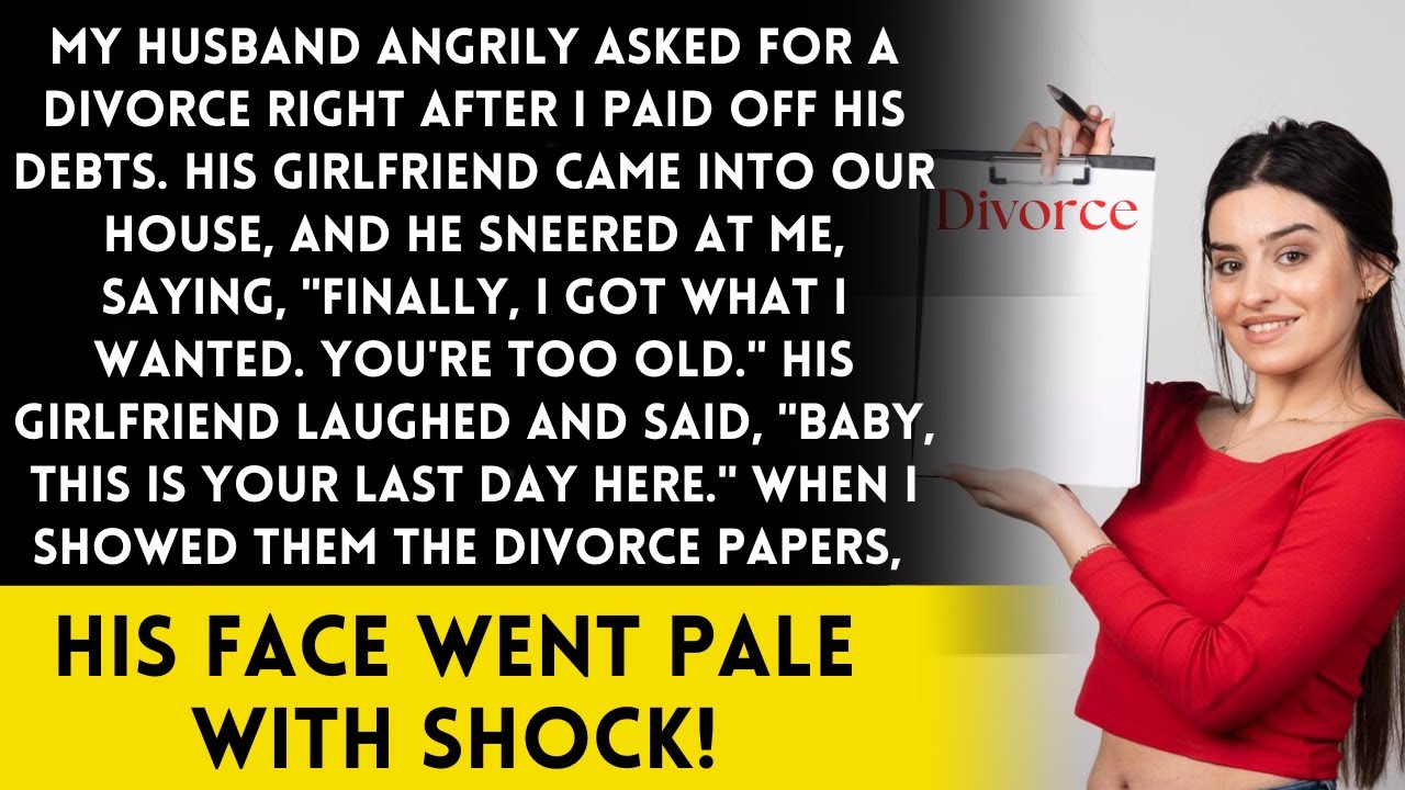 My husband asked for a divorce right after I paid off his debt. He said,Finally,I got what I wanted.