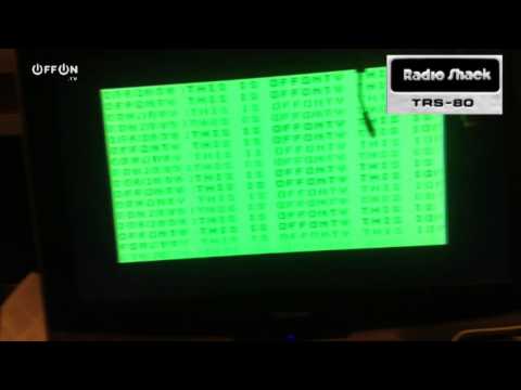 TRS80 COLOR COMPUTER  - CSAVE IT LOADS FROM YOUTUBE