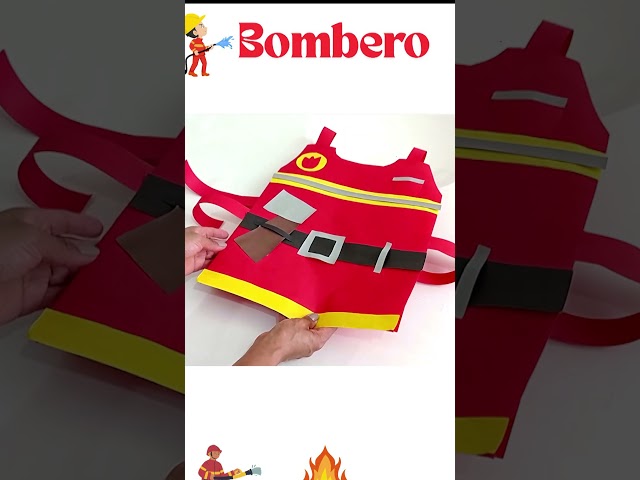 Vídeo relacionado con Rubies DISFRAZ BOMBERO INFANTIL para niño, para niña, talla S, Camisa, pantalon, sombrero, para Carnaval, Navidad, Fiestas y Cosplay