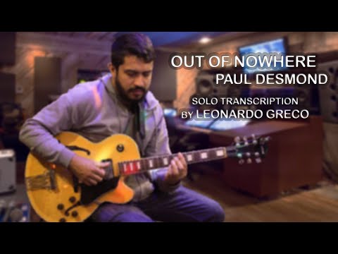 Out of nowhere - Guitar Transcription