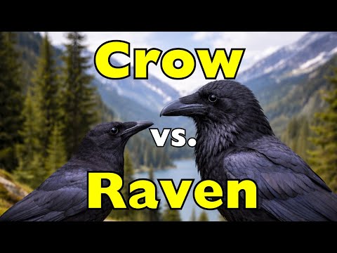 Crow vs Raven: You’ve Been Confusing These Birds Your Whole Life [ID1006]