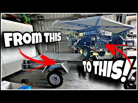 Home made Budget trailer build Ep 1 - learning to weld - offroad camper - overlanding trailer